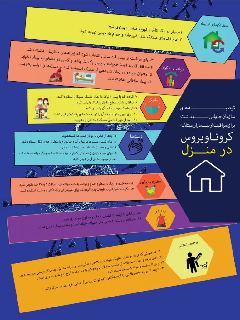 تصویر از دستورات بهداشتی